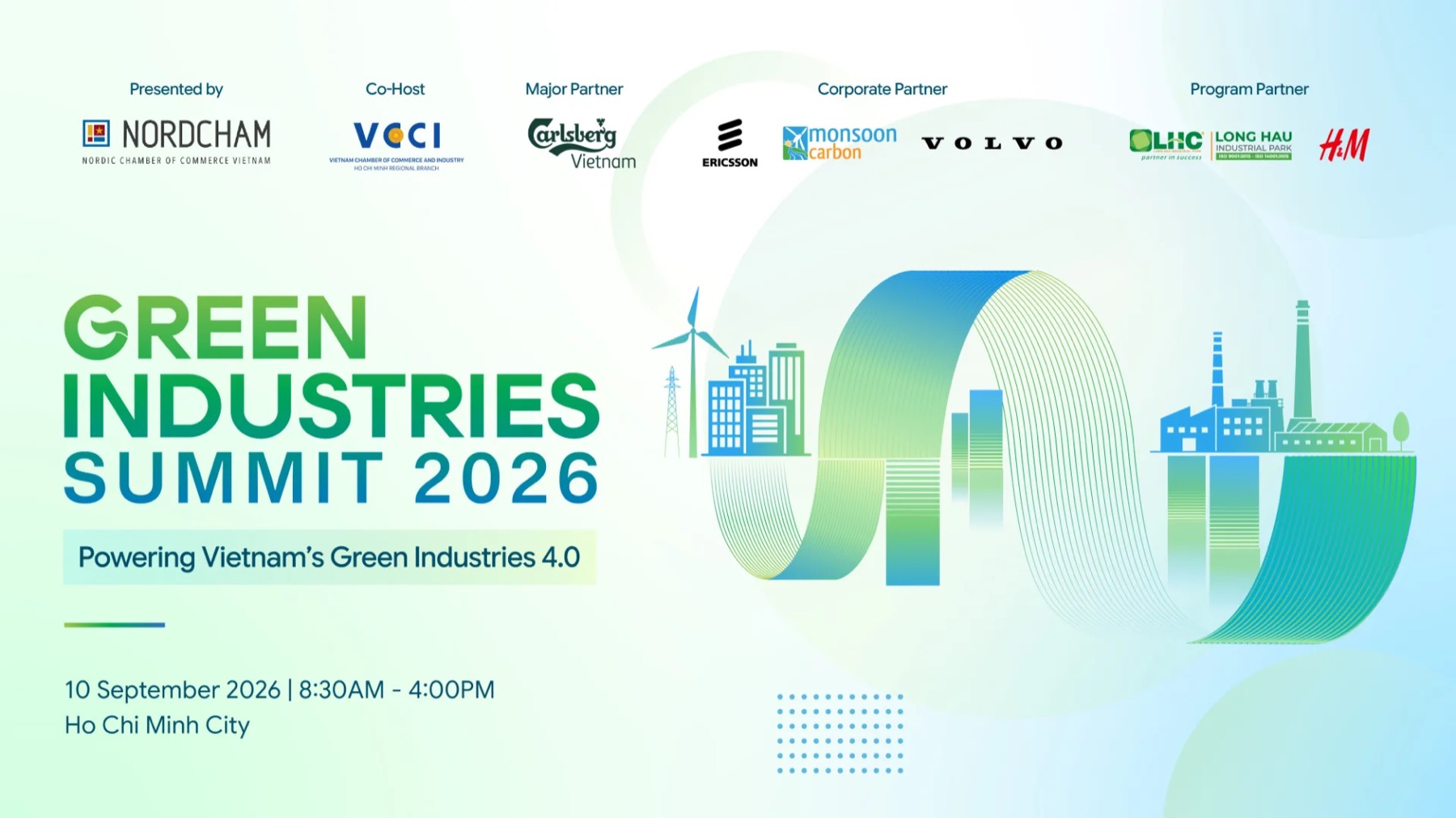 Key visual for the Green Industries Summit