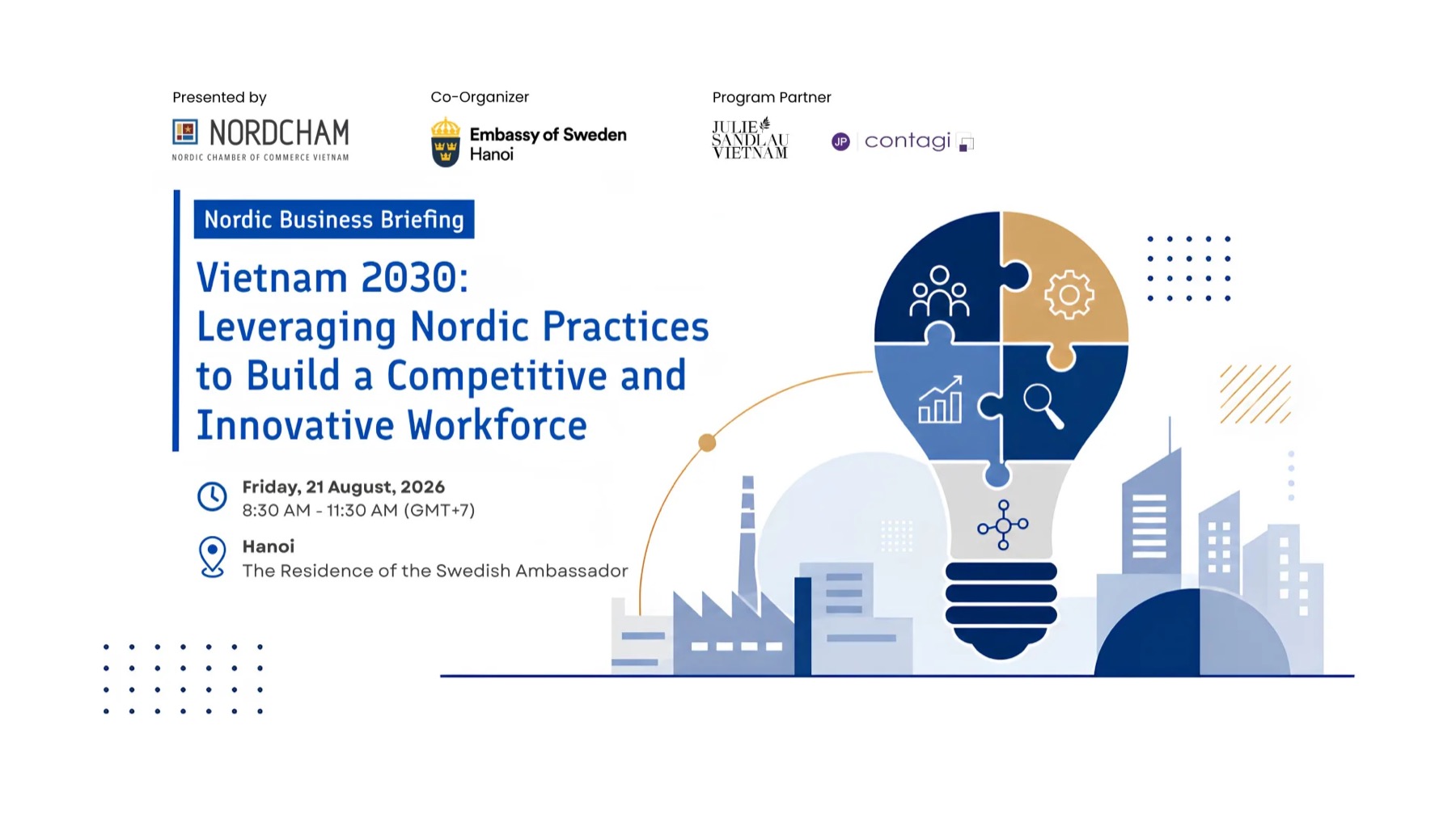 Key visual for the Nordic Business Briefing and Networking evening