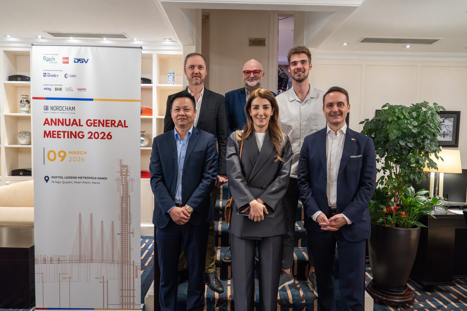 Directors of NordCham Vietnam at the 2026 Annual General Meeting in Hanoi